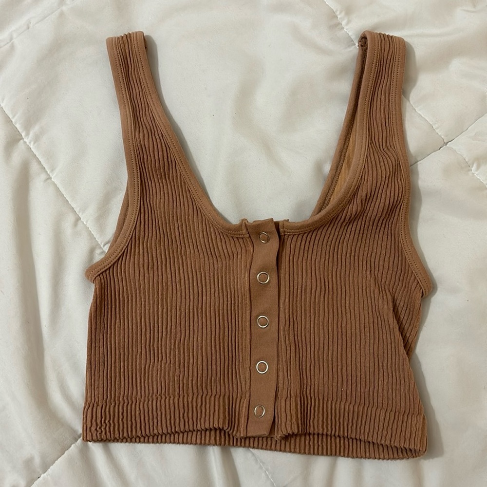 Aerie Tan Crop Top